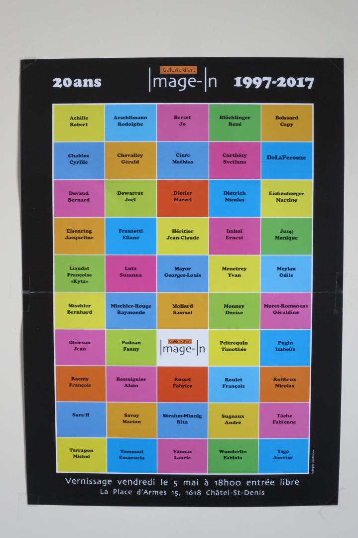Exposition pour les 20 ans de la Galerie Imagin à Châtel-St-Denis